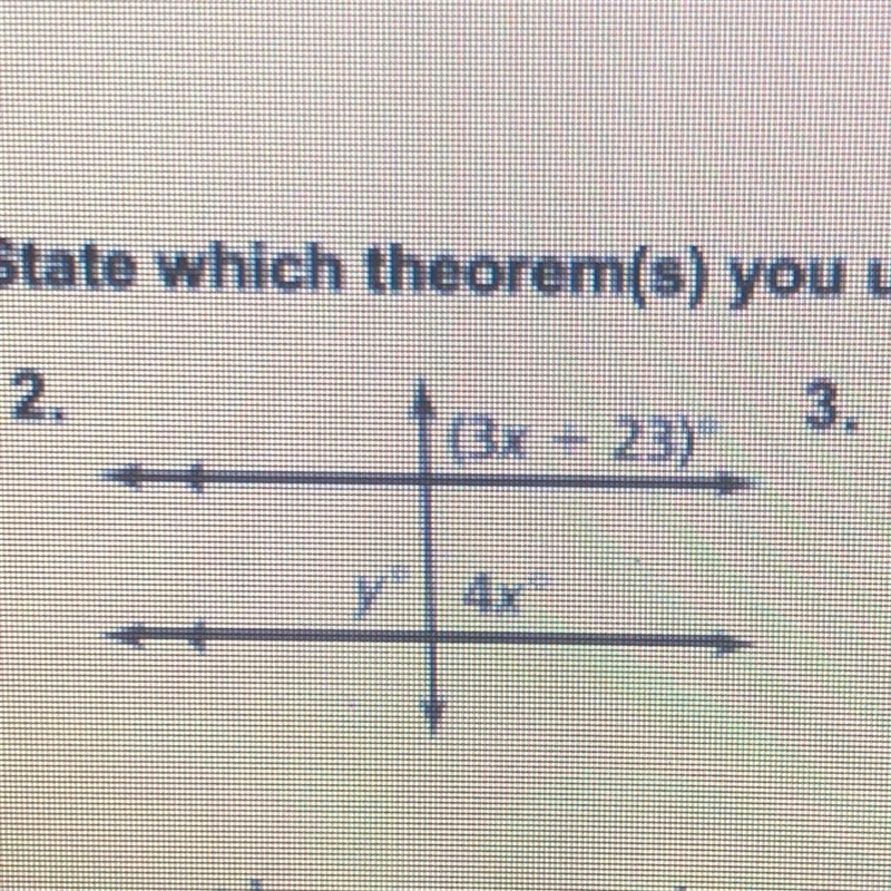 Find the values of x & y-example-1