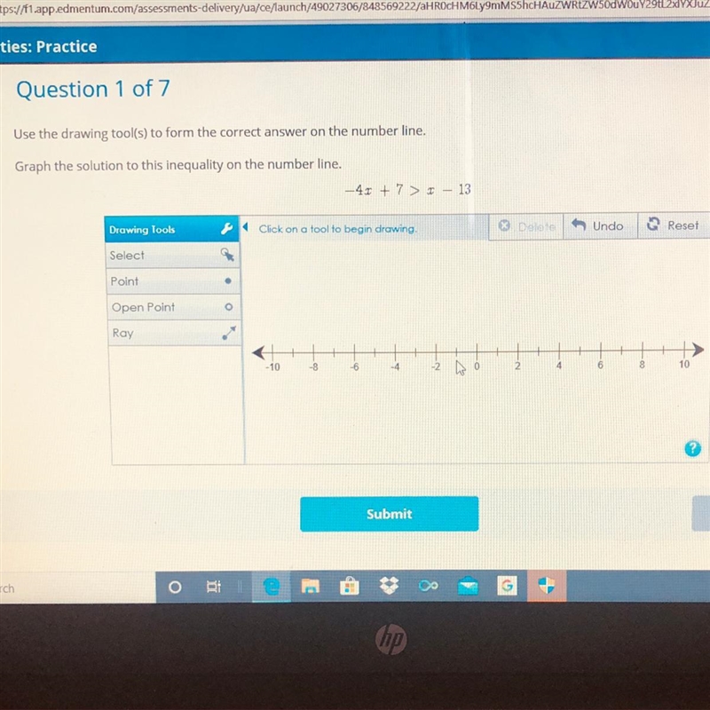 -4x+7>x-13 Can someone please help-example-1