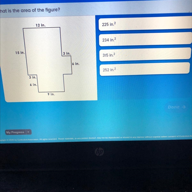 What is the area of the figure?-example-1