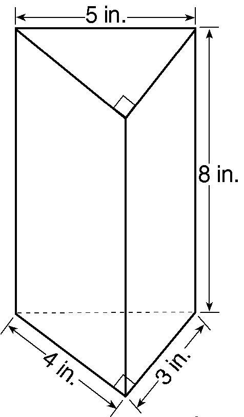 What is the volume of the following prism? A. 96 in³ B. 480 in³ C. 48 in³ D. 108 in-example-1