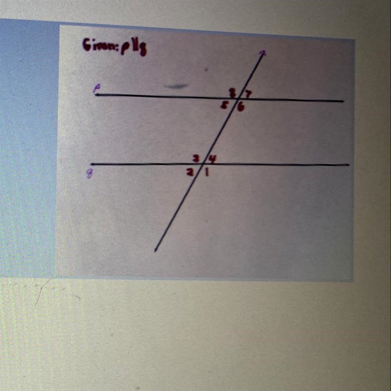 What type of angles are 4 and 5? 3/4 2/1 Same Side Interior O Alternate Interior O-example-1