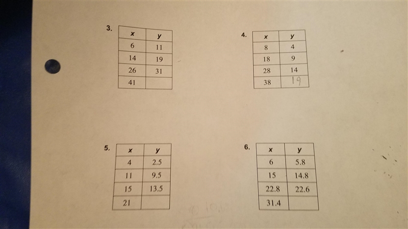 Can you help with 3,5,6 please Also can you explain how you did 5 please I dont understand-example-1