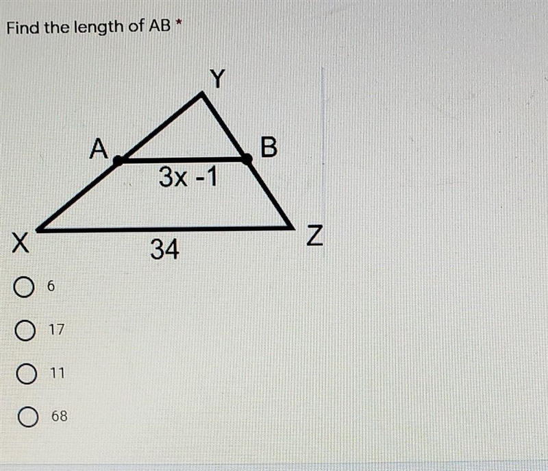 How do I find the length of AB?​-example-1