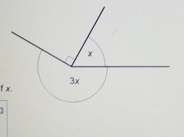 Work out the value of x Ps I would appreciate if you showed me how to work it out-example-1