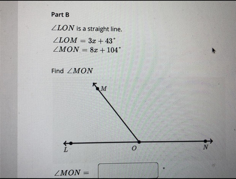 Part A: What is the sum of the angles lying on the same side of the line? A: 10 B-example-1