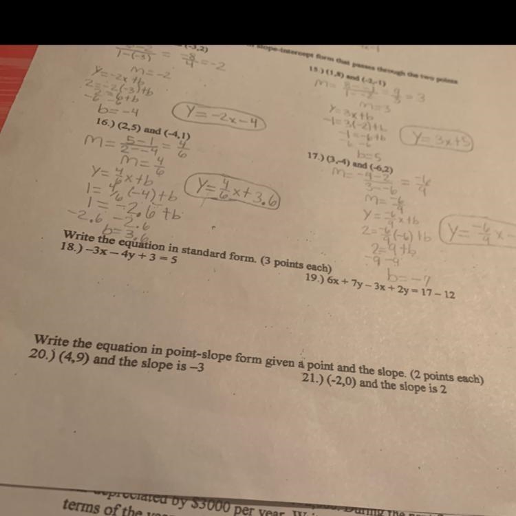 I need help with #18 & 20 ASAP!!!!!!! Please explain so I can understand-example-1