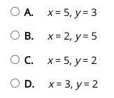 What is the solution to this system of equations? 5x + 2y = 29 x + 4y = 13-example-1