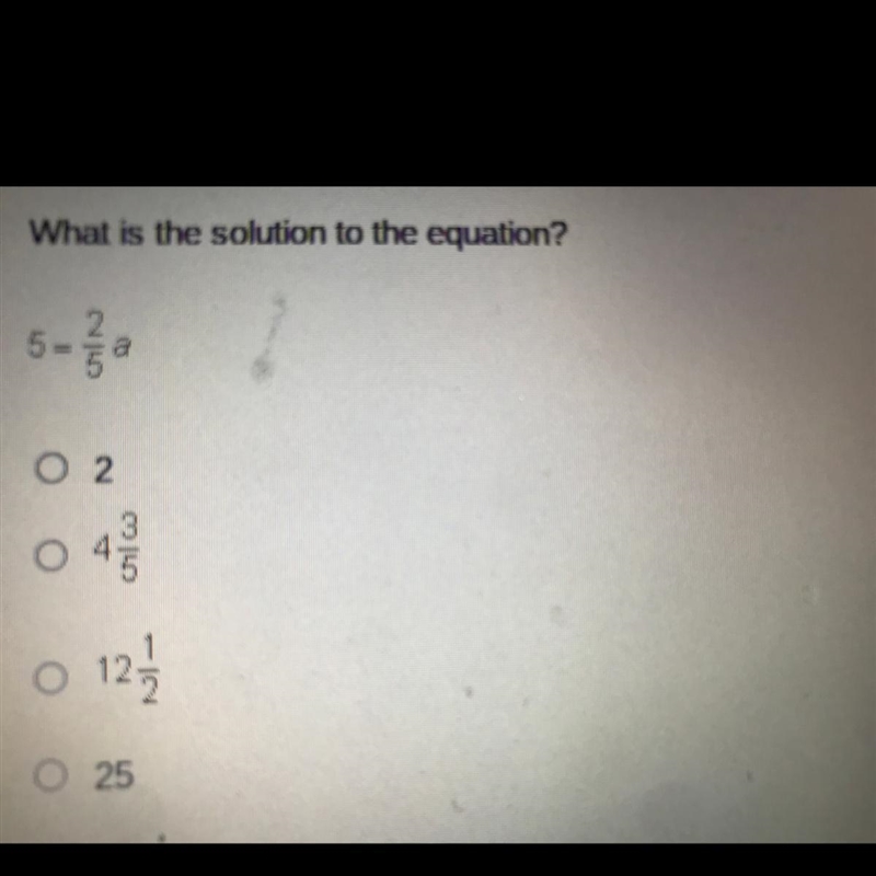 What is the solution to the equation? Pls help ASAP-example-1