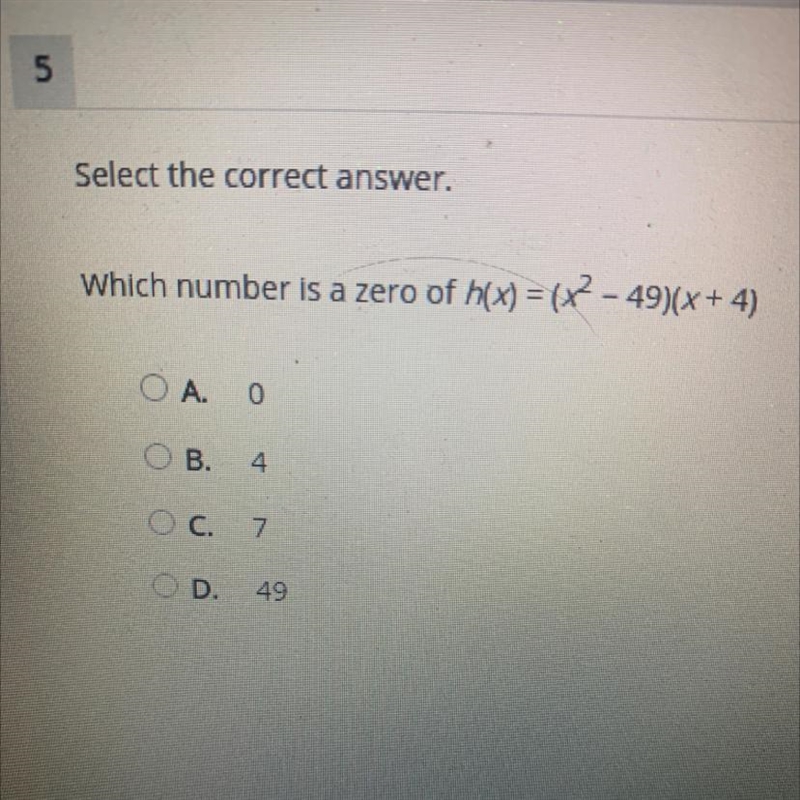 Which number has a zero of-example-1