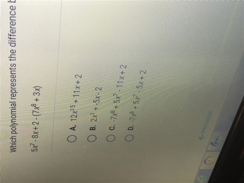 Which polynomial represents the difference below ?-example-1