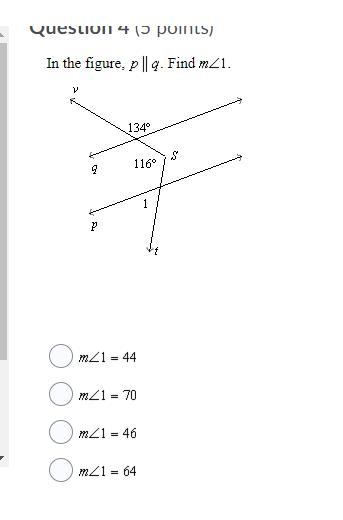 In the figure p || q. Find < m PLEASE HELPPP!-example-1