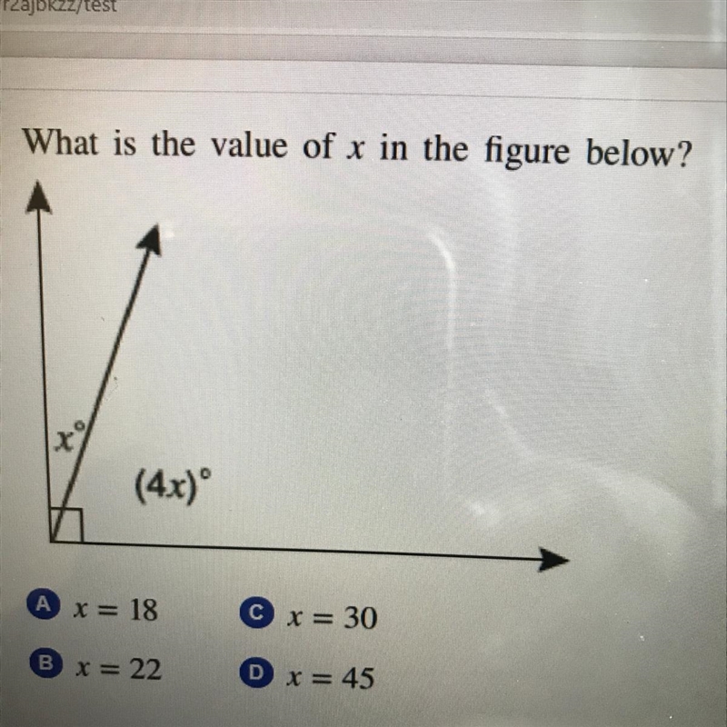 What is the value of x in the figure below?-example-1