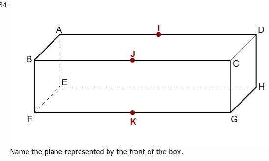 Name the plane represented by the front of the box.-example-2