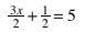 Pls solve for x thank you-example-1