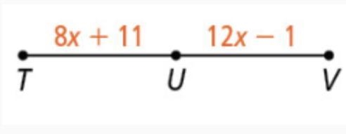 Your house is located at point T. Your grandma's house is located at point V. U is-example-1