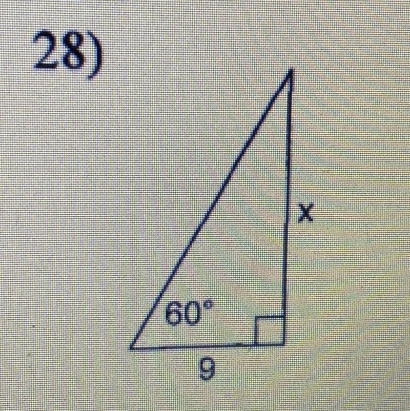 Find the missing side length Round to the nearest tenth The answer is 15.6 Please-example-1