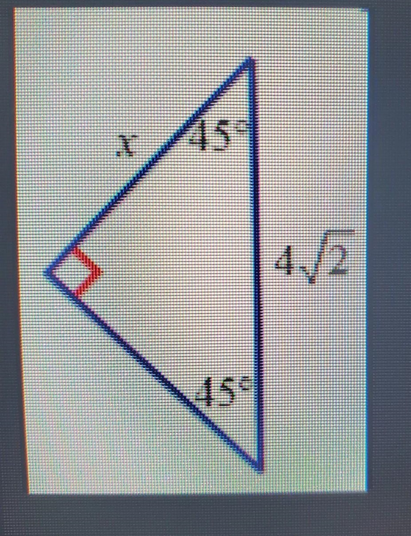 Analyze the diagram below and complete the instructions that follow. A. 4√2/2 B. 4 C-example-1