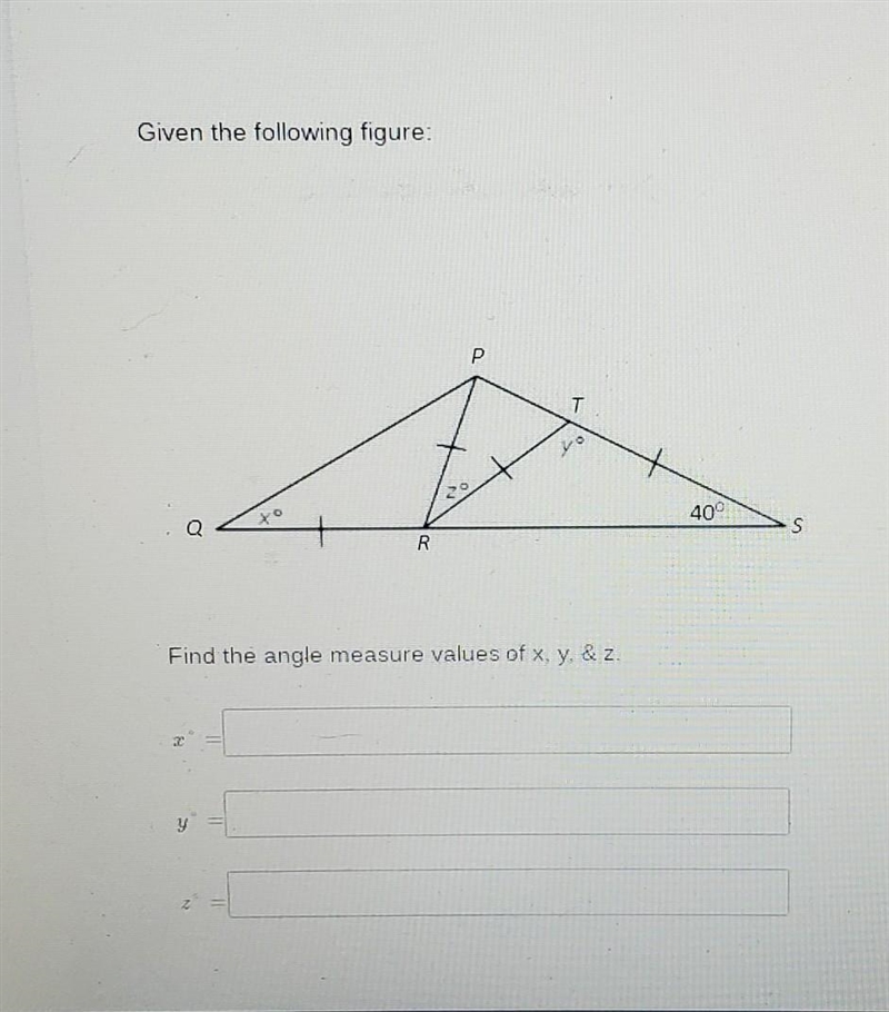 I also need to classify triangle prs by both sides and angles​-example-1