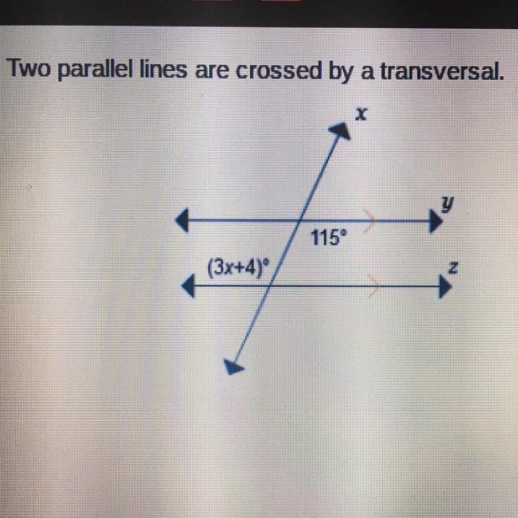 What is the value of x? A.) х= 21 B.) x= 28 C.) x= 35 D.) x= 37-example-1