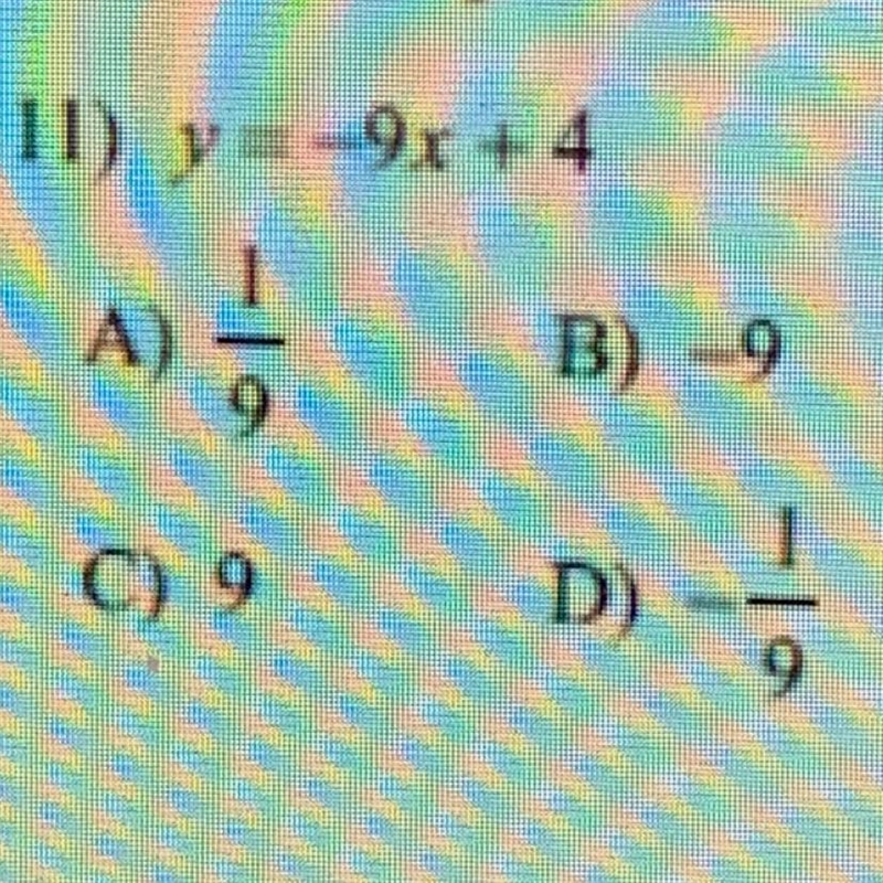 Find the slope of a line parallel to each given line-example-1