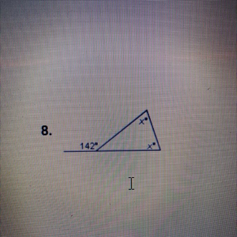 How to i find the missing 2 angles-example-1