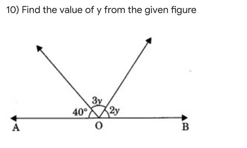 Find the value y from the given figure-example-1