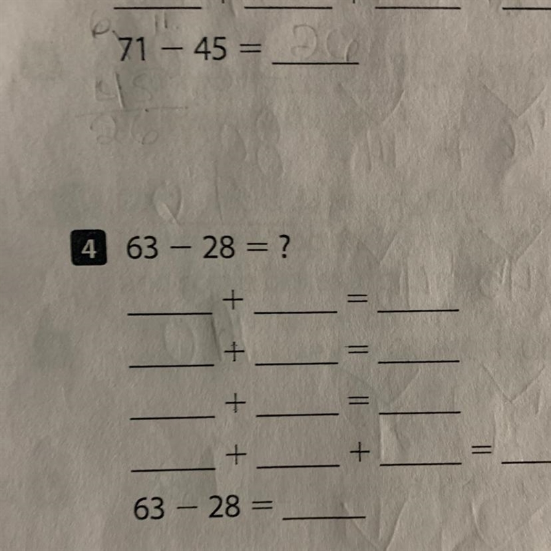 Subtrating by adding up-example-1