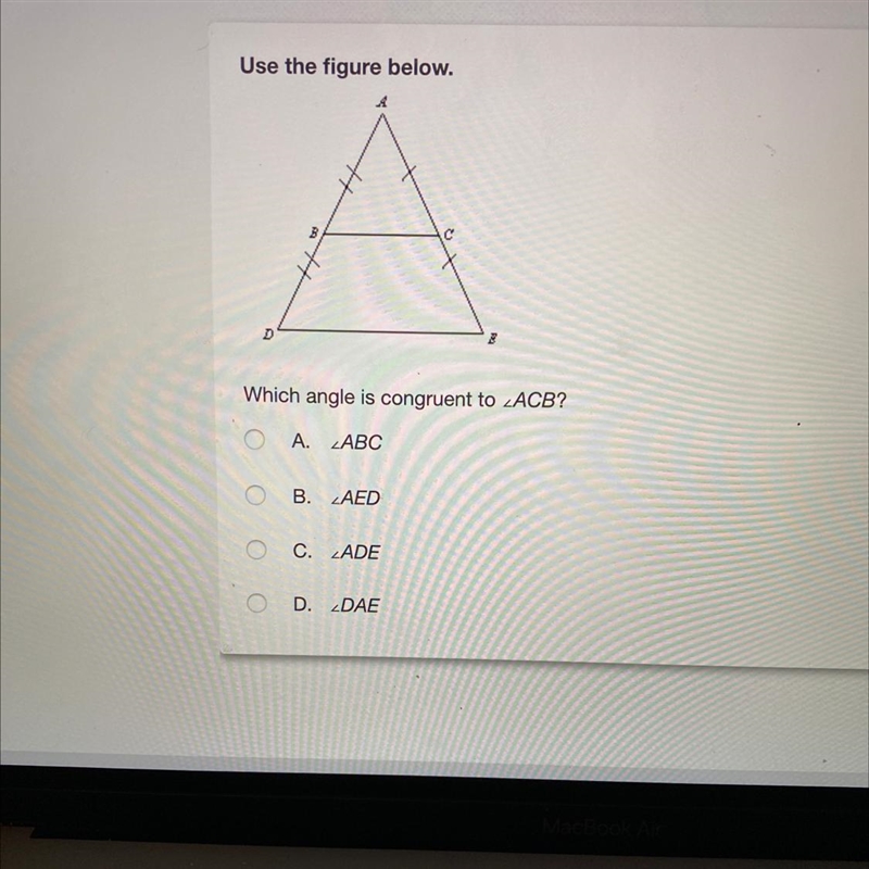 Which angle is congruent to ACB?-example-1