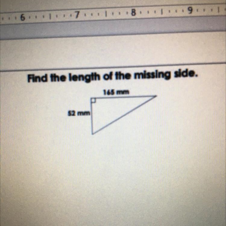 Find the length of the missing side. Sorry, I’m just really bad with algebra!-example-1