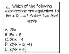 18x + 12- 4 I need help ASAP.-example-1