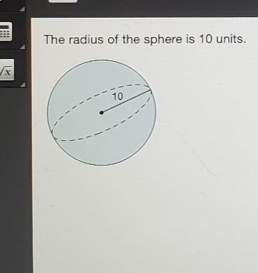 What is the approximate volume of the whole sphere? Use pie=3.14 and round to the-example-1