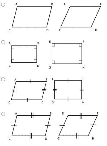 Which of the following quadrilaterals are similar?-example-1