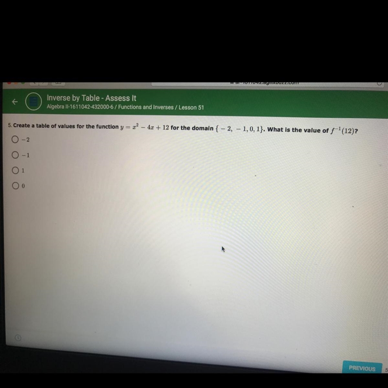 What is the value of f -1 (12)-example-1