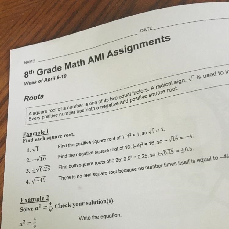 Find each square root-example-1