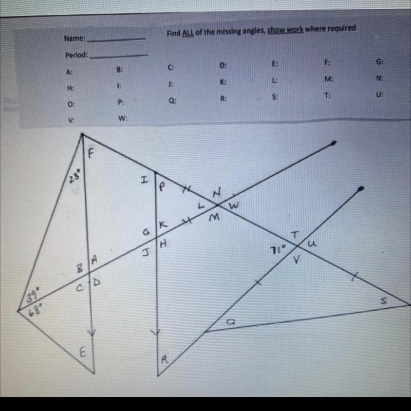 Please help! Find all the missing angles ??-example-1