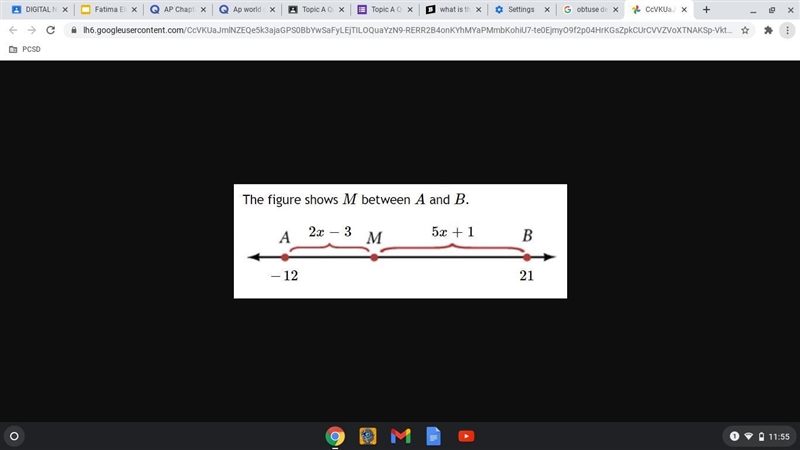 What is the value of MB between A and B?-example-1