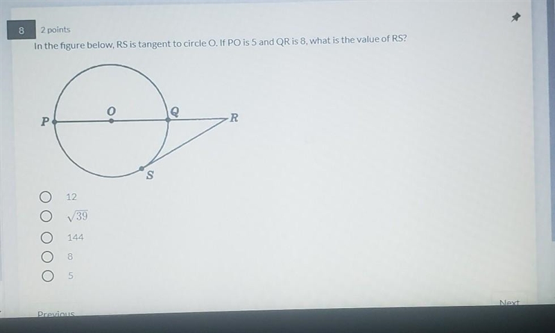 Circles multiple choice geometry please help ​-example-1