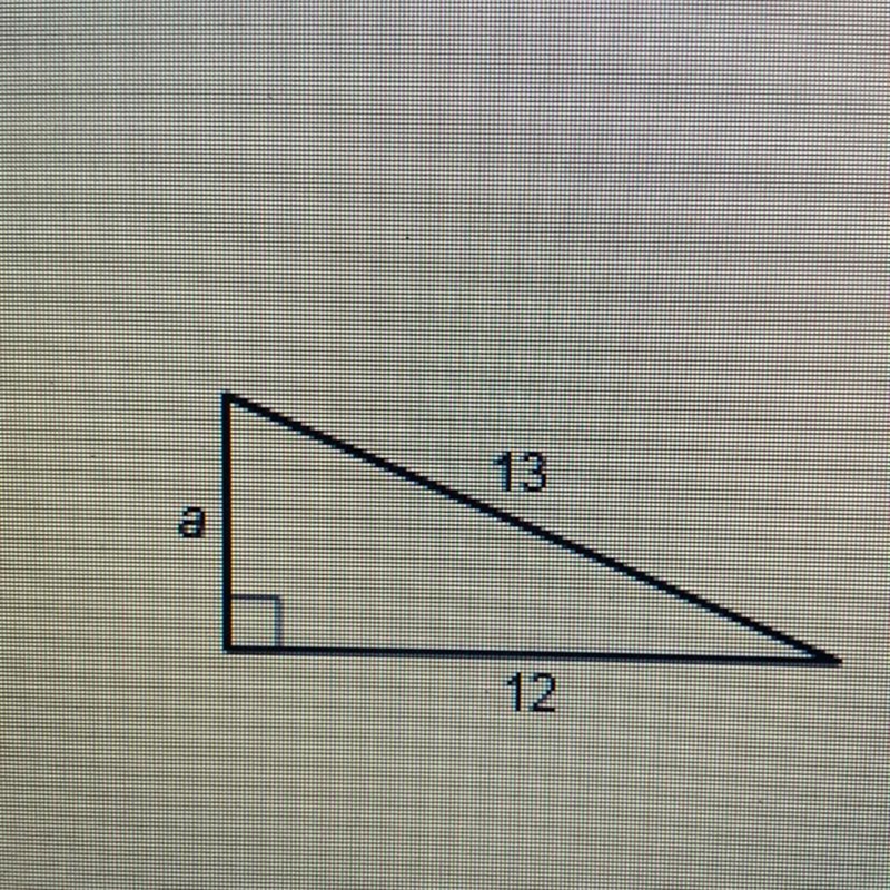 PLZ HELP ASAP!!! Find the length of side a-example-1