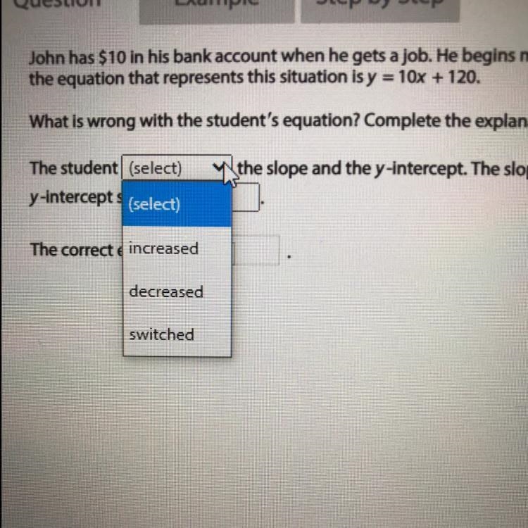 John has $10 in his bank account when he gets a job. He begins making $120 a day. A-example-1