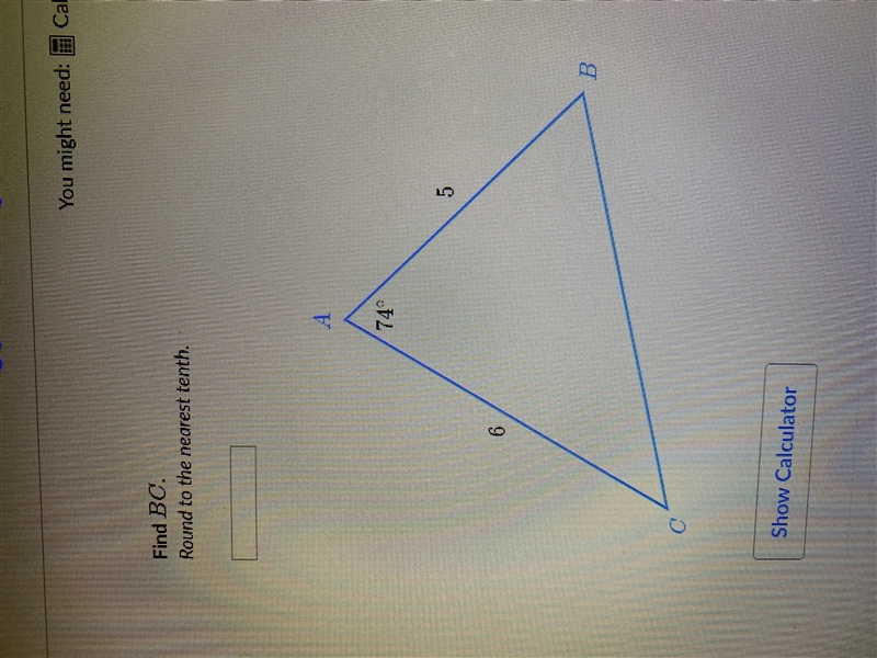 Find BC round to the nearest tenth-example-1