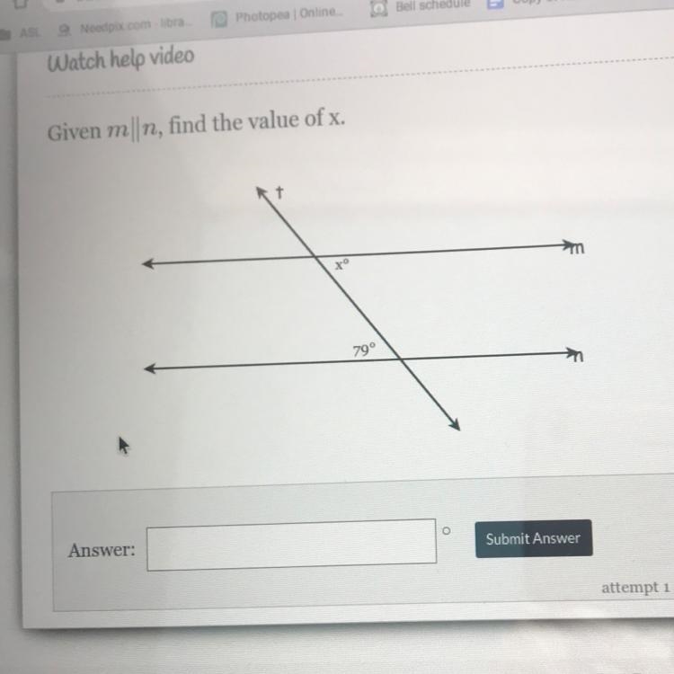 What is x equal need help now-example-1