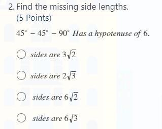 Find the missing side lengths.-example-1