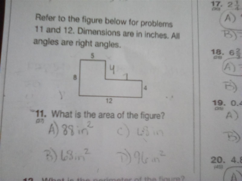 Please help will mark brainy what is the area and the perimeter-example-1