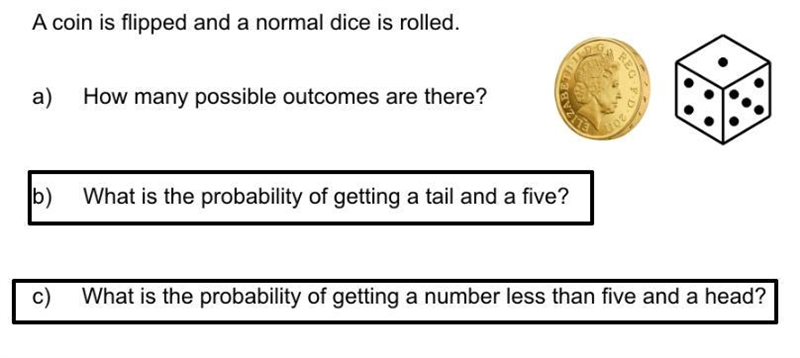 I need the answers to B and C as (as fractions please)-example-1