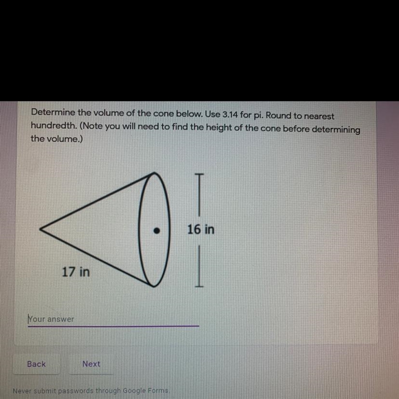 The volume of the cone-example-1