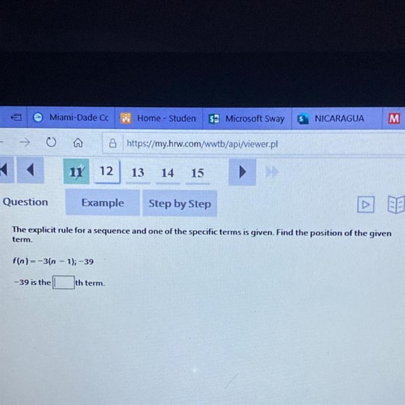 The explicit rule for a sequence and one of the specific terms is given. Find the-example-1