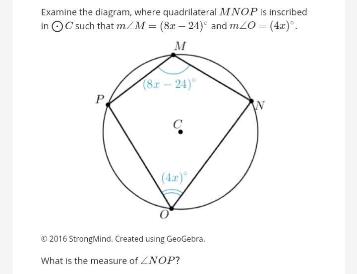 What is the measure of angle NOP-example-1