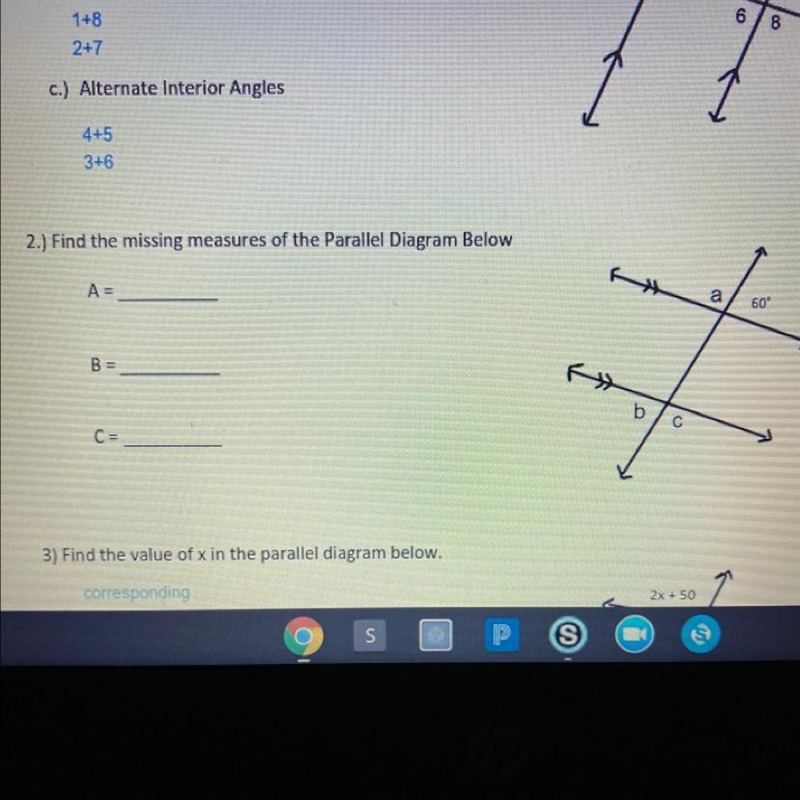 Need help with number 2-example-1