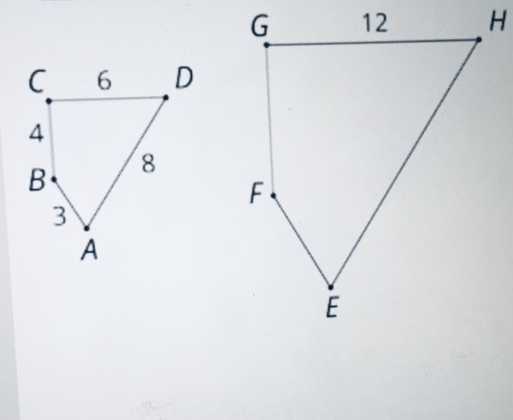 The scale factor from EFGH to ABCD is 2-example-1