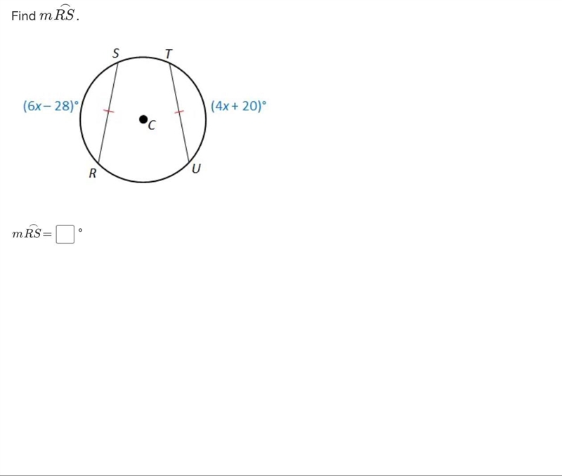 Please use the following image in order to answer the question correctly: Find m RS-example-1